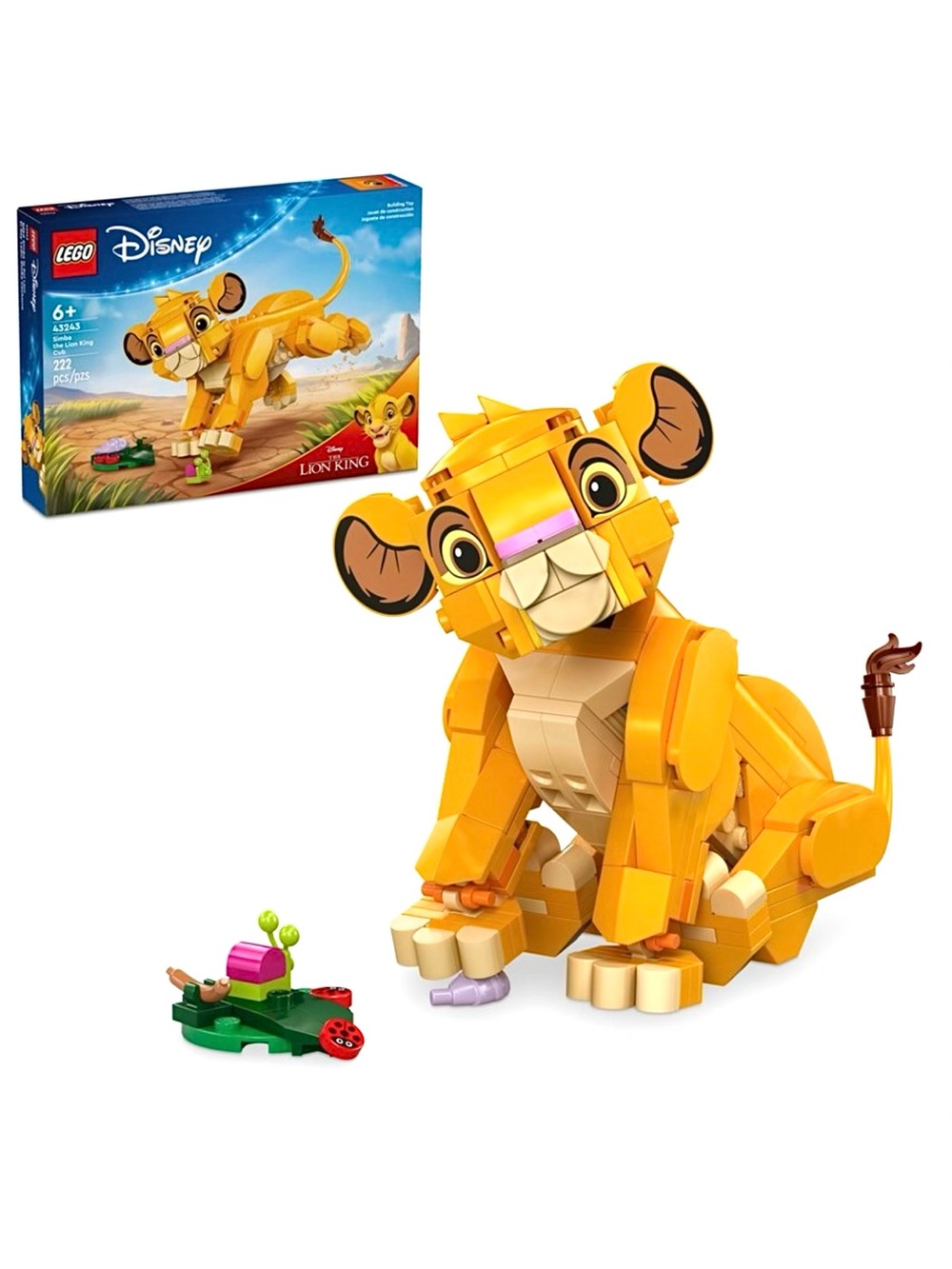 LEGO Simba The Lion King Cub Building Toy Disney Collectible 43243
